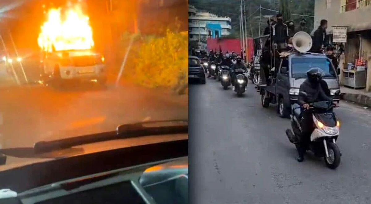 मेघालय में छात्रों की बाइक रैली के हिंसक होने से 31 वाहन क्षतिग्रस्त, आगजनी, तोड़फोड़ की खबर
