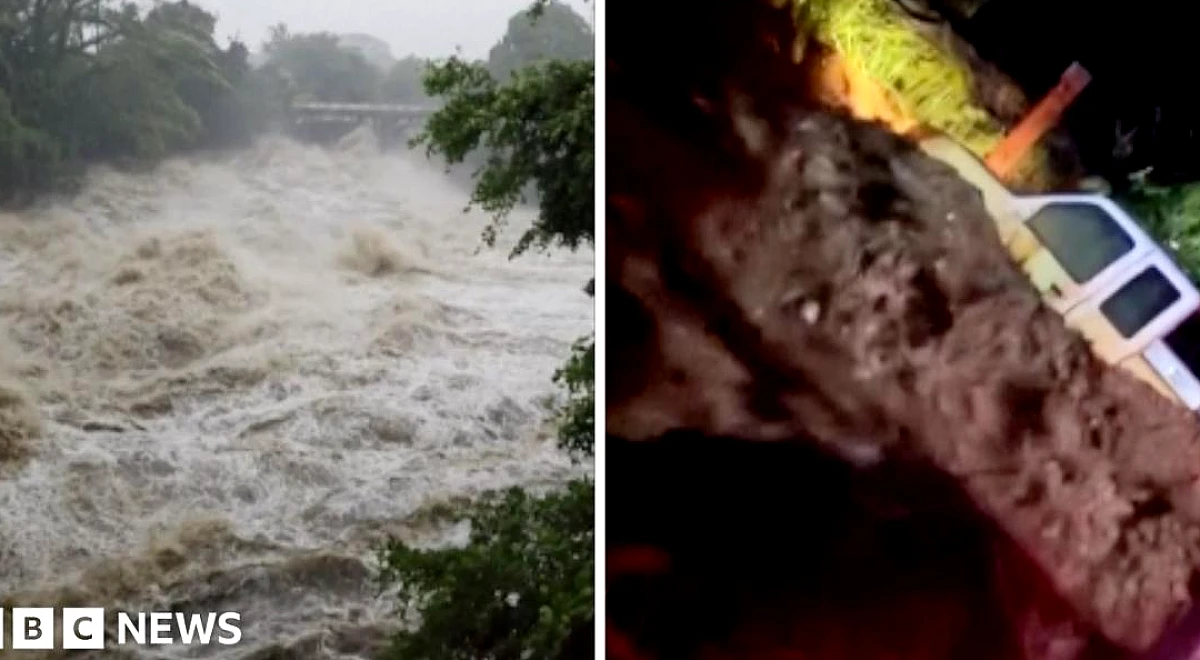 देखें: हवाई में तूफान लाला के बाद अचानक आई बाढ़ में वाहन बह गए