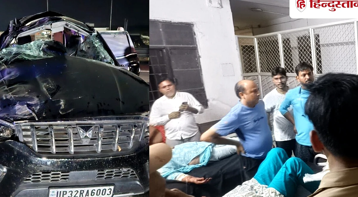गंगा एक्सप्रेसवे पर ट्रैक्टर-ट्रॉली में घुसी स्कॉर्पियो, तीन महिलाओं की मौत, पाँच गंभीर रूप से घायल