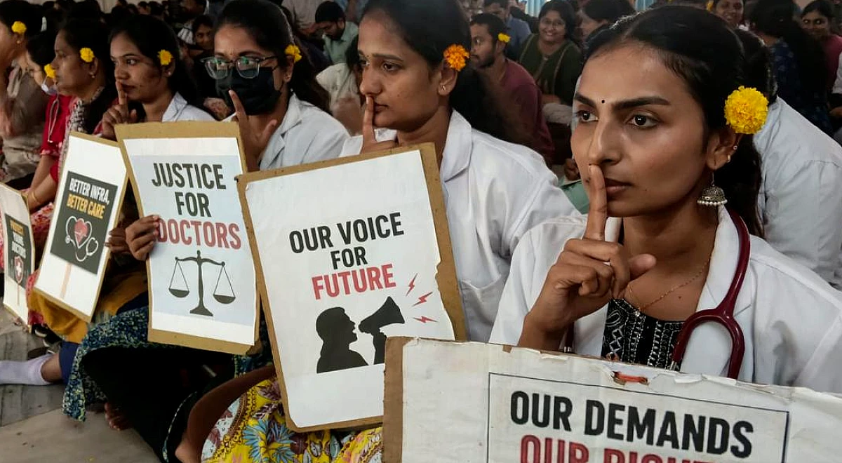आंध्र के जूनियर डॉक्टरों ने स्टाइपेंड की मांग घटाकर 20% कर दी, सरकार की 3% की पेशकश ठुकरा दी