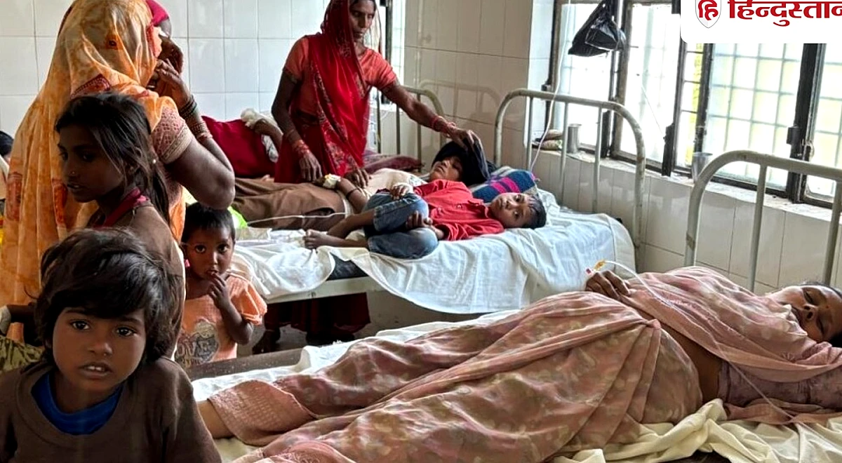 मट्ठा पीने से 24 से ज्यादा बच्चों की बिगड़ी तबीयत; 4 एंबुलेंस से अस्पताल पहुंचाया, गांव में हड़कंप