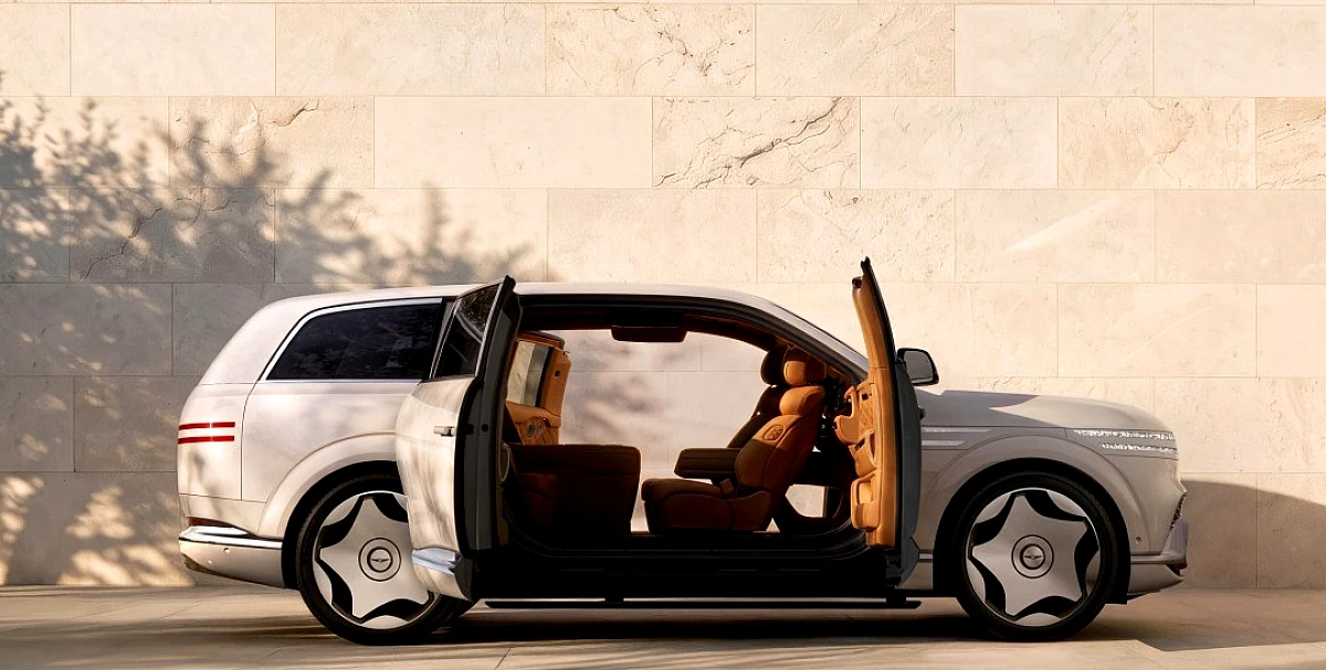 Genesis GV90 ने EV डिज़ाइन की हदें तोड़ दीं, देखिए कैसे