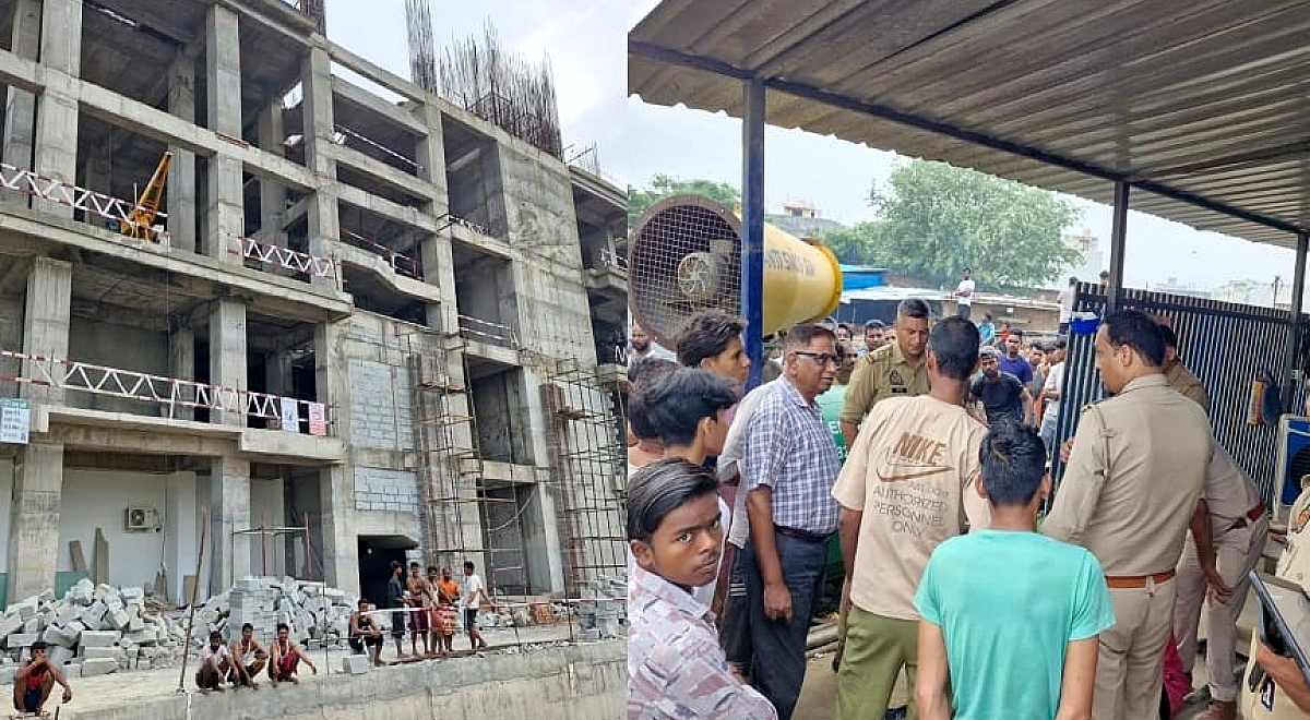 वृंदावन में निर्माणाधीन मॉल की शटरिंग गिरने से एक नेपाली मजदूर की मौत, तीन गंभीर रूप से घायल