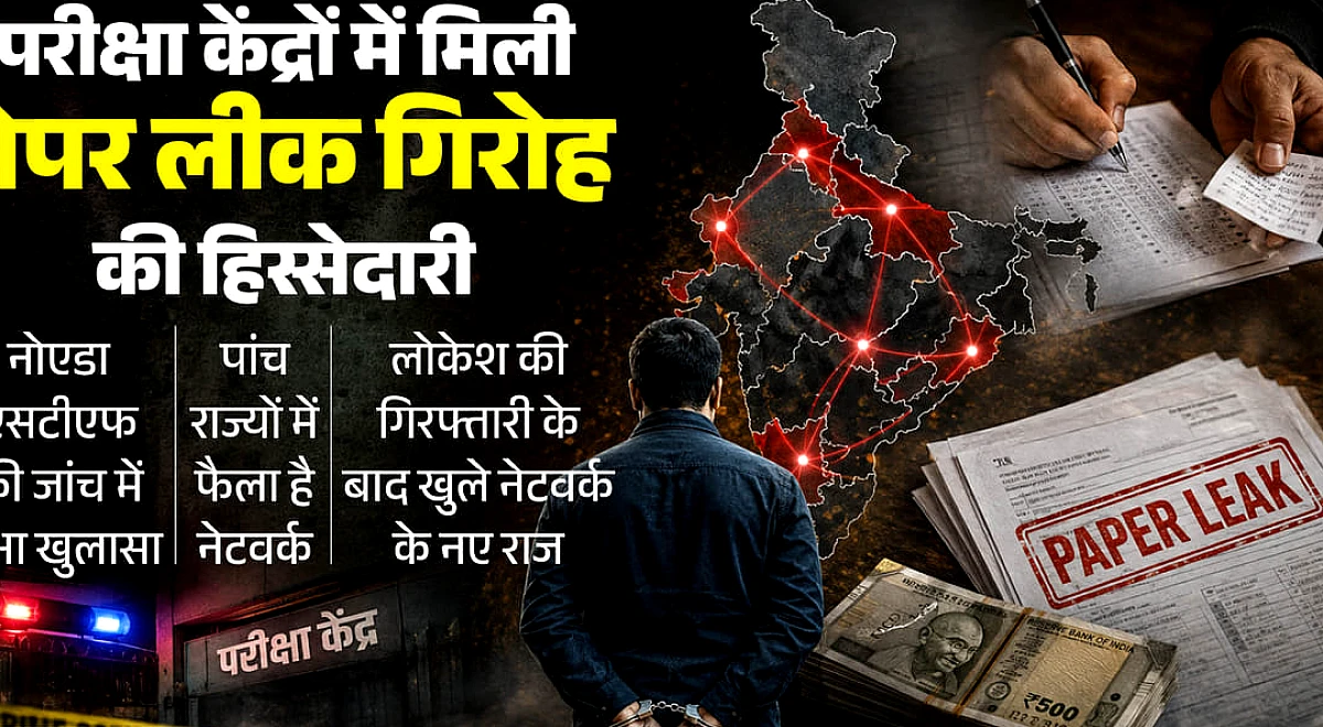UP: परीक्षा केंद्रों में मिली पेपर लीक गिरोह की हिस्सेदारी, STF जांच में खुलासा, पांच राज्यों में फैला नेटवर्क