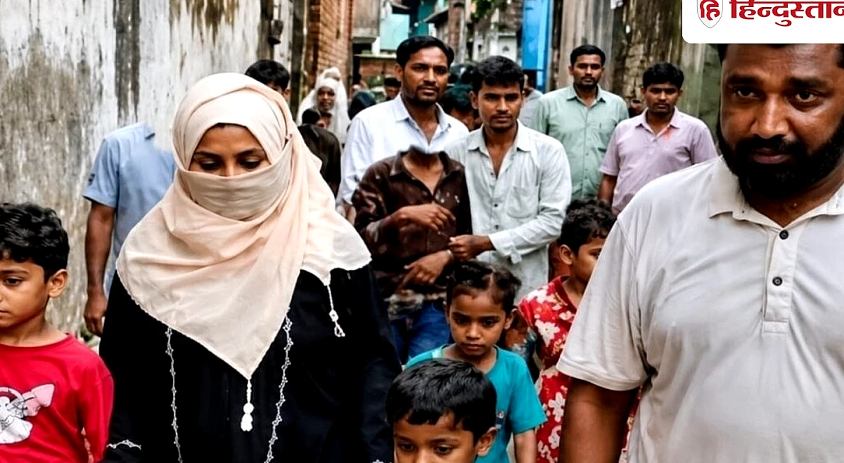 मुरादाबाद की अनोखी शादी! 3 बच्चों की मां ने 6 बच्चों के बाप से निकाह किया; पति-पत्नी संग 9 बच्चे रहेंगे