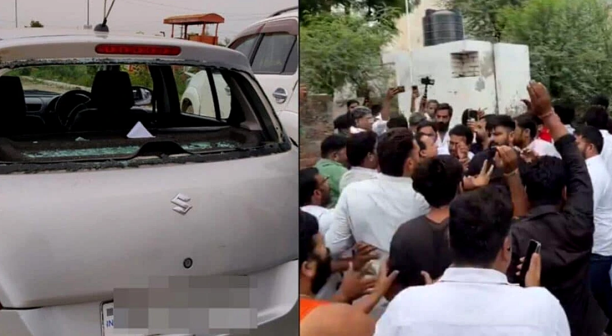 पथराव, कार की खिड़कियां क्षतिग्रस्त: जयपुर स्कूल दौरे के दौरान सीजेपी टीम का पीछा किया गया, दीपके ने भाजपा पर आरोप लगाया