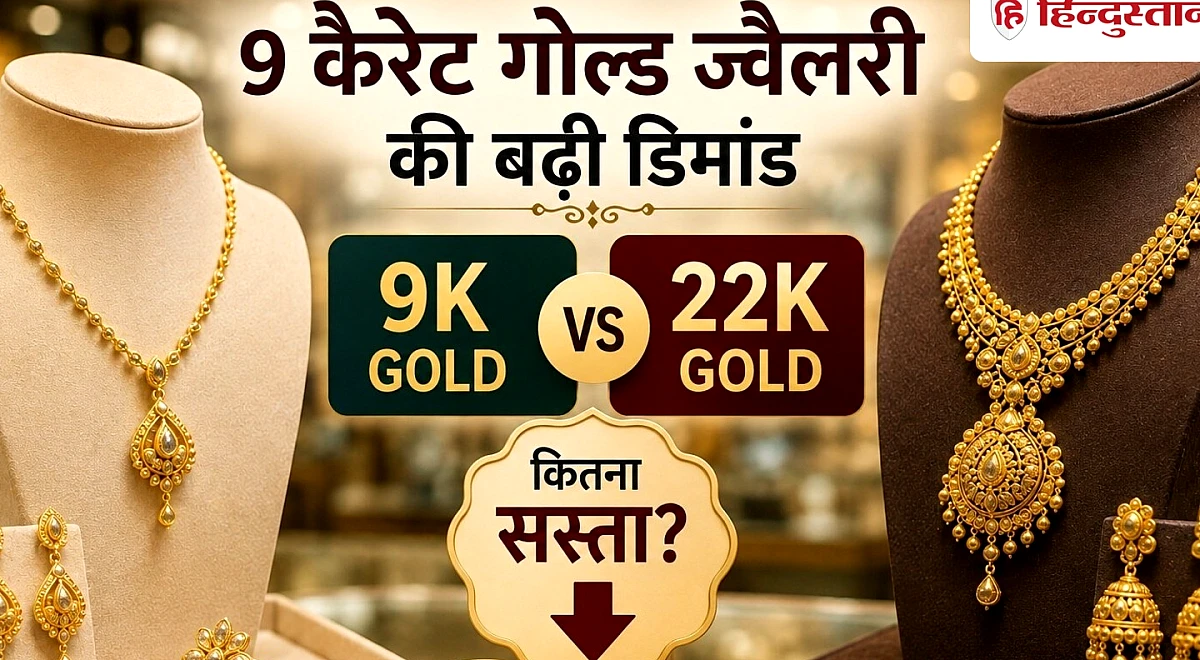 सोने के दाम बढ़े तो बदली खरीदारी की चाल, अब 9 कैरेट ज्वेलरी का बढ़ा क्रेज, जानें 22K से कितना सस्ता