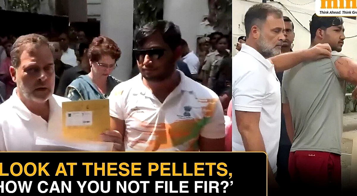 राहुल गांधी के धरने के बाद सीजेपी के विरोध प्रदर्शन के दौरान कथित पैलेट गन के इस्तेमाल पर दिल्ली पुलिस ने FIR दर्ज की