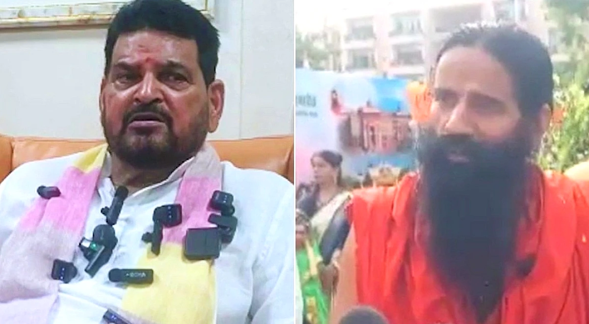 इस बार आंदोलन करें तो सलवार ...', बृजभूषण का बाबा रामदेव पर कटाक्ष
