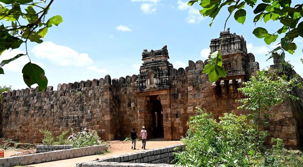 Beyond the walls of Siddhavatam Fort