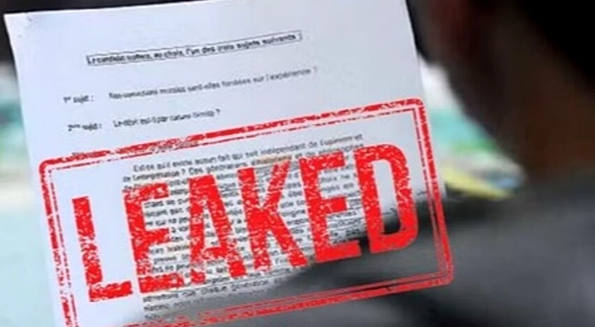 सुई से प्रश्नपत्र के लिफाफे में किया छेद, फिर वीडियो बनाकर किया पेपर लीक