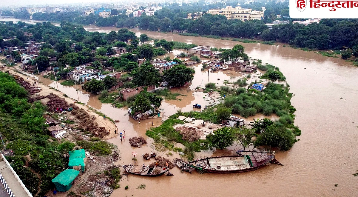 पटना में गंगा नदी खतरे के निशान से ऊपर, बक्सर से भागलपुर तक उफान; घाघरा और गंडक का क्या हाल?