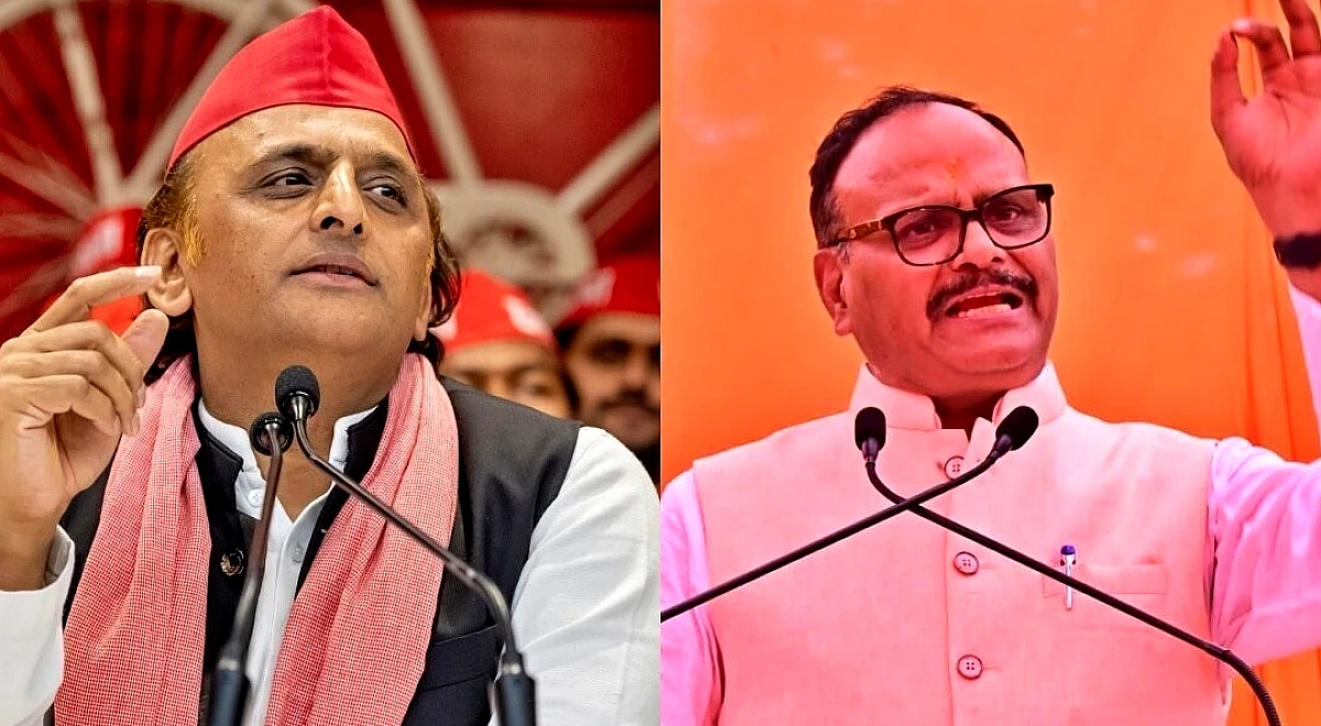छात्रों से मिले ब्रजेश पाठक, अखिलेश बोले- आरक्षण था, है और रहेगा