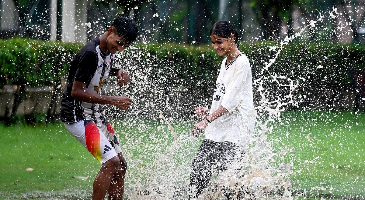 Delhi weather today: Rains lash parts of city, bringing relief from heat and humidity