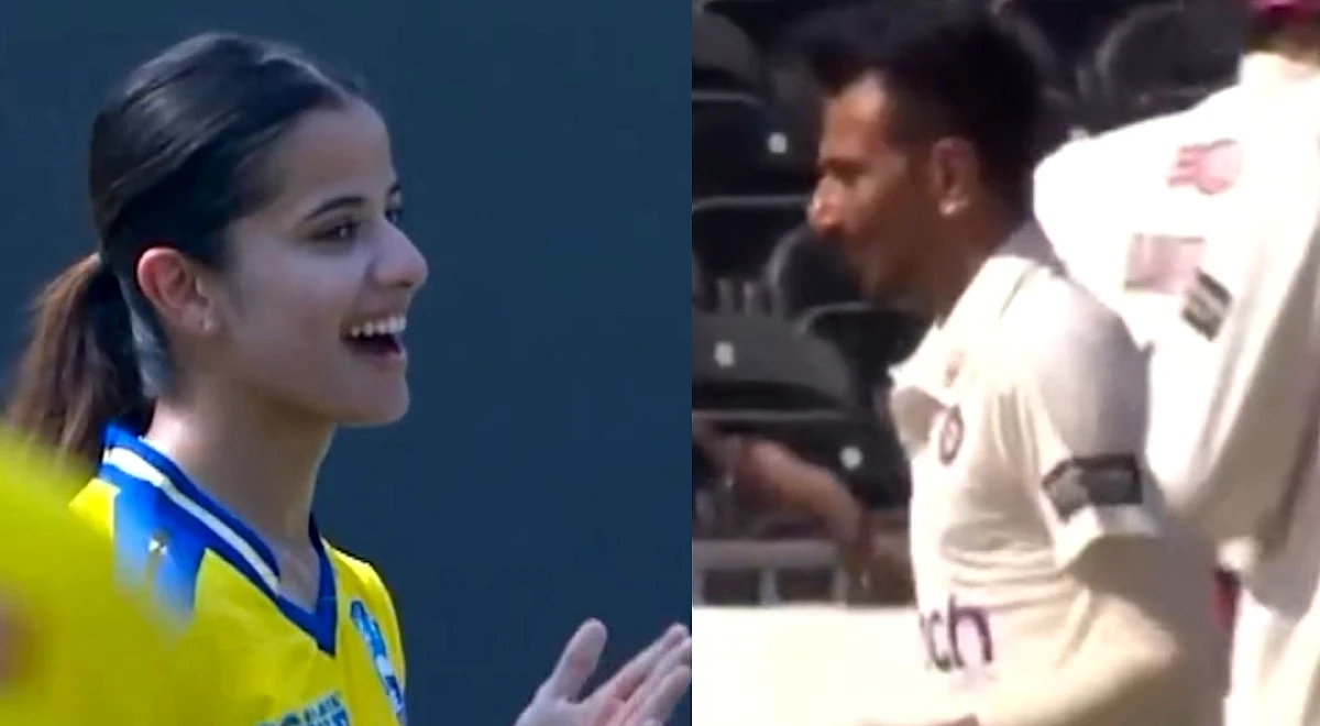 Yuzvendra Chahal joins 6-7 trend, recreates Delhi women cricketer's viral celebration