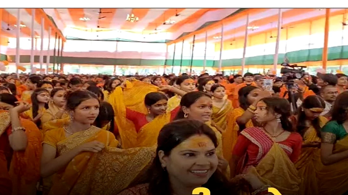 नवादा में तुलसी महोत्सव में पहुंचे 'श्री राम
