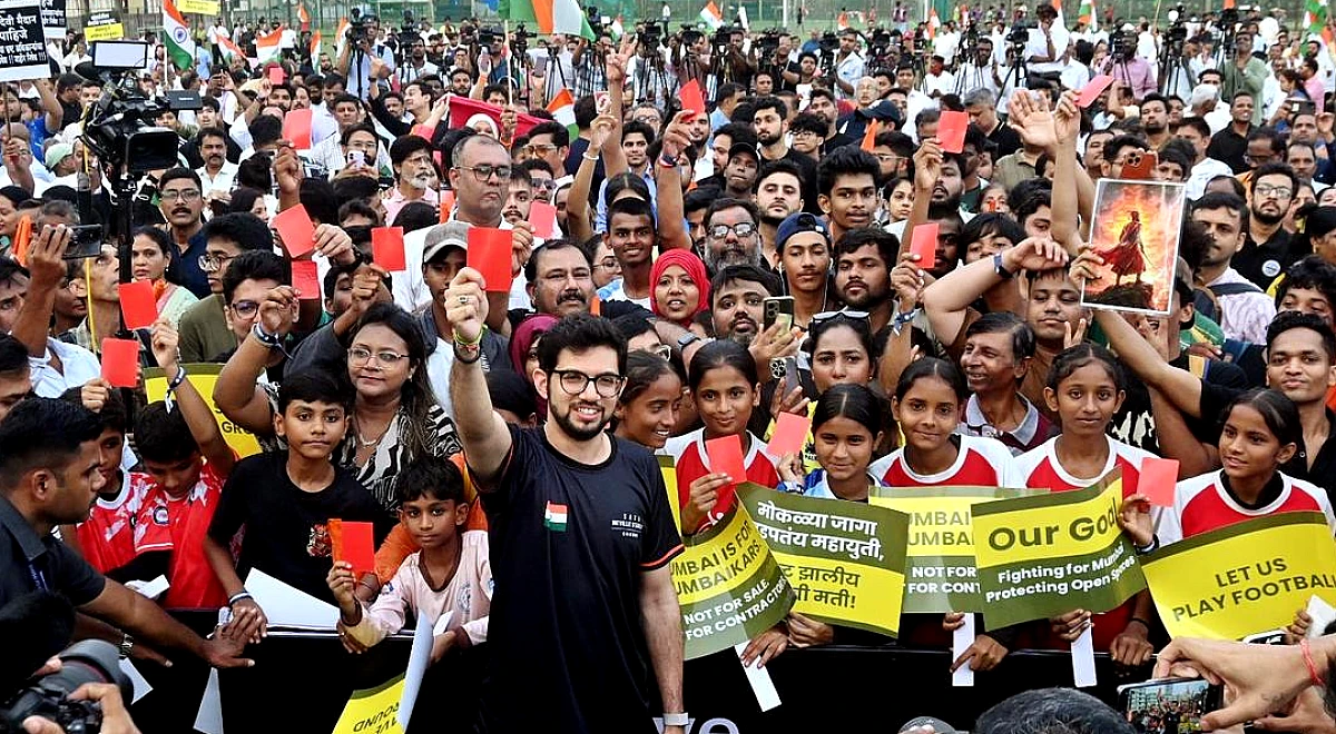 Aaditya Thackeray accuses BMC of giving open spaces to institutions linked to BJP lawmakers