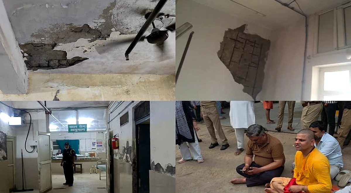 एसएन मेडिकल कॉलेज में गिरा प्लास्टर, 6 साल के बच्चे की मौत, सरकार ने मांगी विस्तृत रिपोर्ट