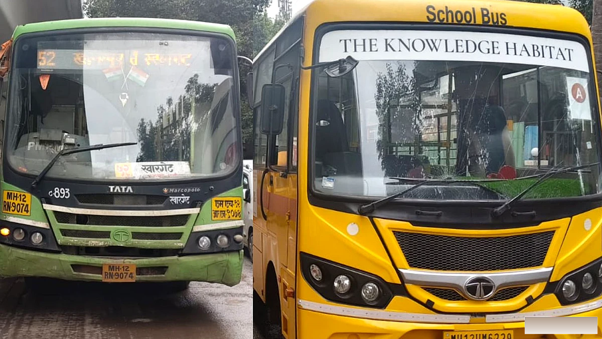 पुणे रक्षा संस्थान का छात्र चलती बस से गिरा, मौत