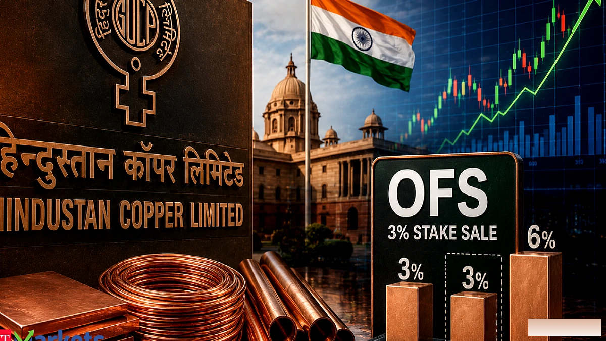 हिंदुस्तान कॉपर के शेयर फोकस में हैं क्योंकि सरकार ने बाजार मूल्य से 10% छूट पर 3% ओएफएस खोले हैं