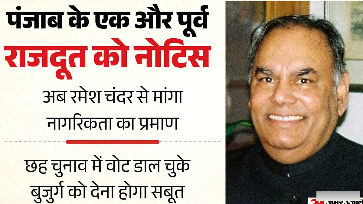 75 साल के पूर्व राजदूत रमेश चंदर को SIR में बुलाया, बेलारूस पोस्टिंग से जुड़ी दस्तावेज़ीकरण की माँग
