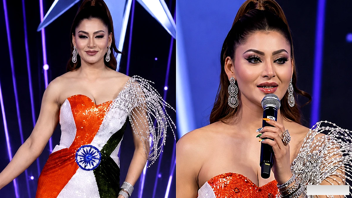 तिरंगे से प्रेरित गाउन में उर्वशी रौतेला ने छेड़ी कानूनी बहस: 'इसे बनाने में 3 महीने लगे