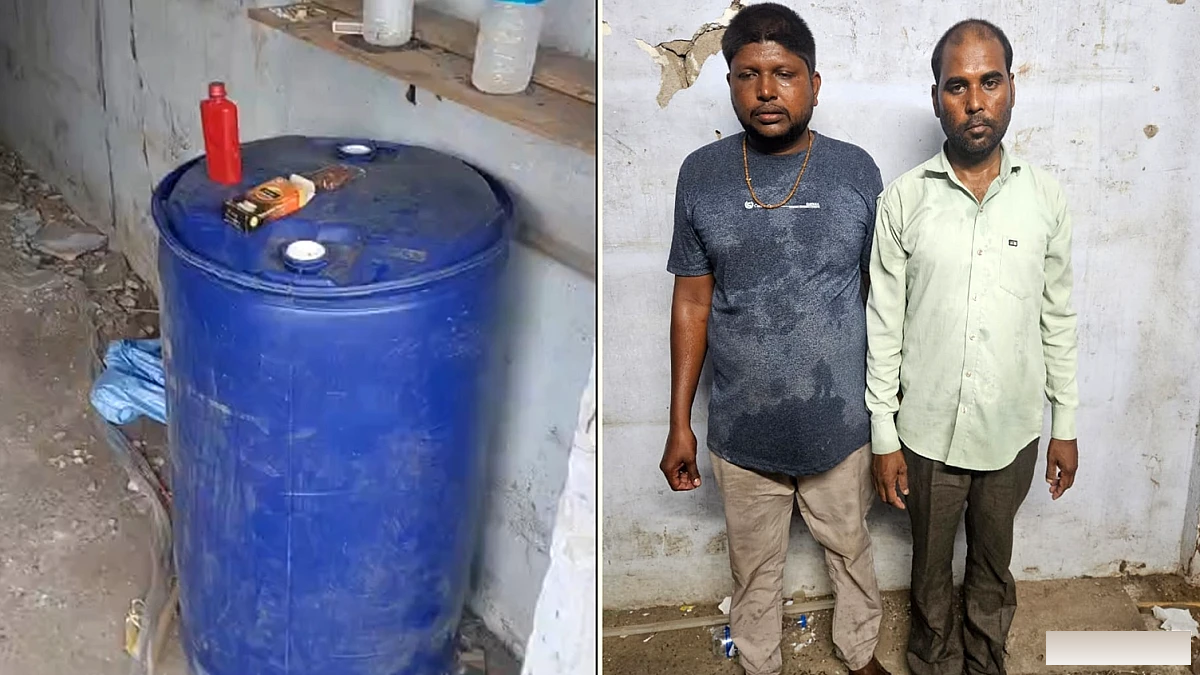 कच्छ में छापेमारी में पुलिस ने 10,000 शराब की बोतलें, 600 लीटर 'अज्ञात रसायन' जब्त किया
