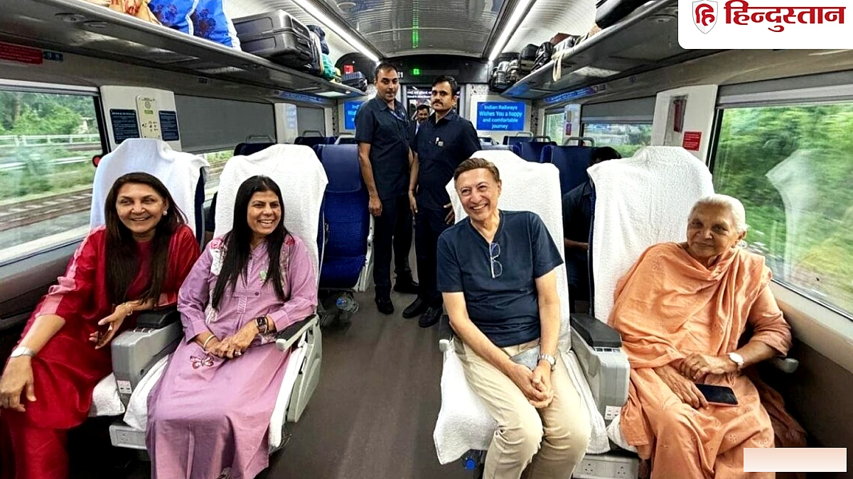 जिस वंदे भारत ट्रेन से यात्रा कर रही थीं UP की राज्यपाल आनंदीबेन पटेल, उस पर गुजरात में पथराव; पुलिस ने एक को दबोचा