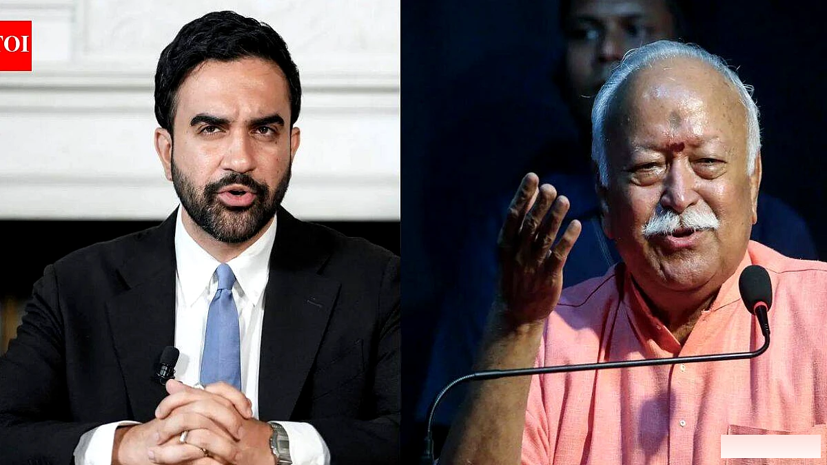 मामदानी ने कहा ‘रैली का समर्थन नहीं’, RSS प्रमुख के Madison Square कार्यक्रम पर विरोध