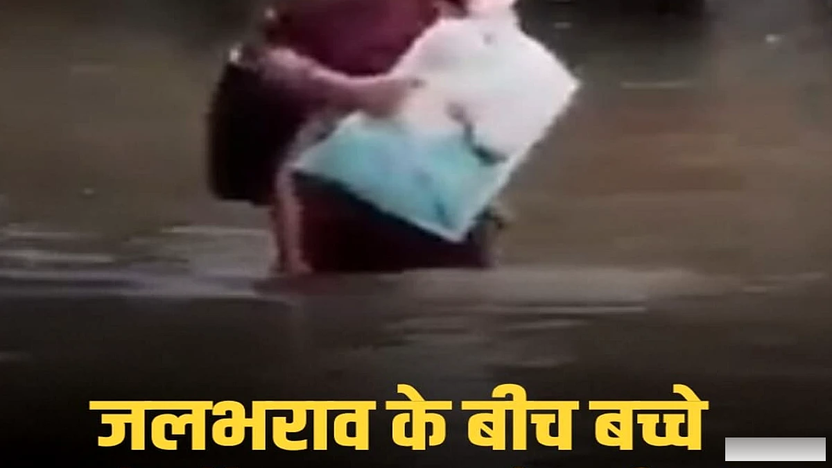 BHU अस्पताल परिसर में जलभराव का वीडियो वायरल, नगर निगम की जल निकासी व्यवस्था पर सवाल