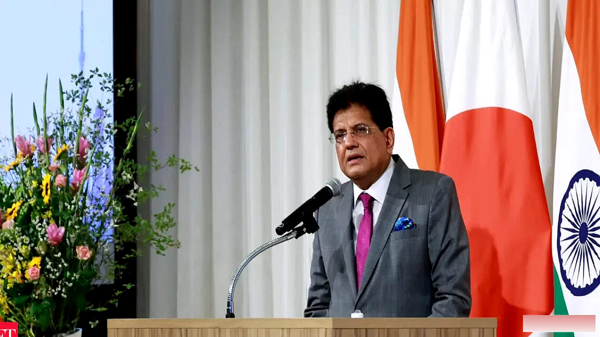 जापान पहले ही भारत के 10 ट्रिलियन येन के निवेश लक्ष्य का 14 प्रतिशत निवेश कर चुका है: पीयूष गोयल