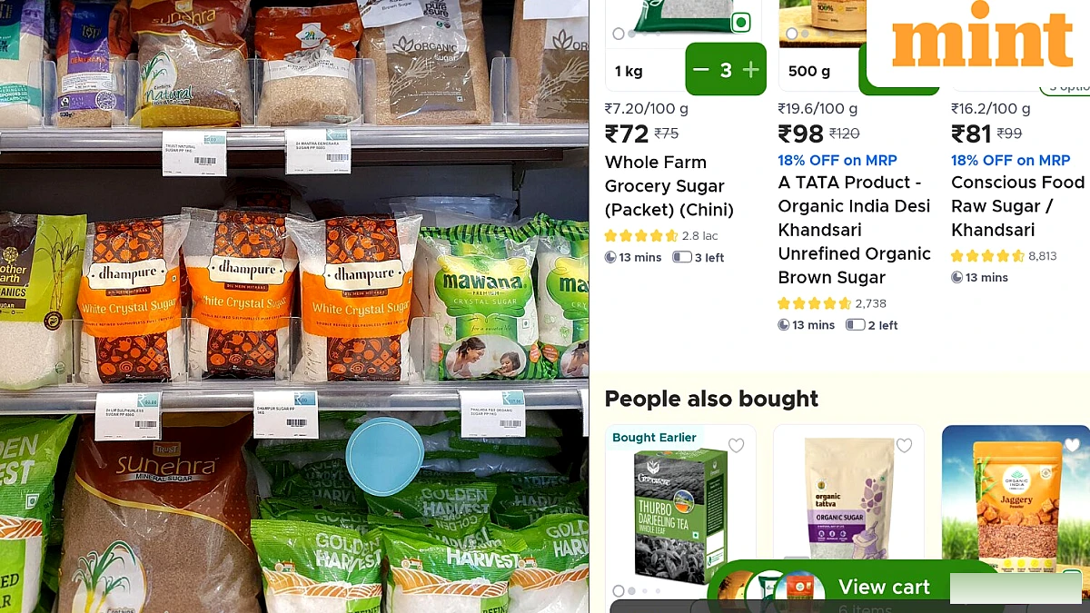 चीनी आपूर्ति संकट? रिपोर्ट में कहा गया है कि स्विगी इंस्टामार्ट, ब्लिंकिट ने त्योहारी सीजन से पहले खरीदारी पर प्रतिबंध लगा दिया है