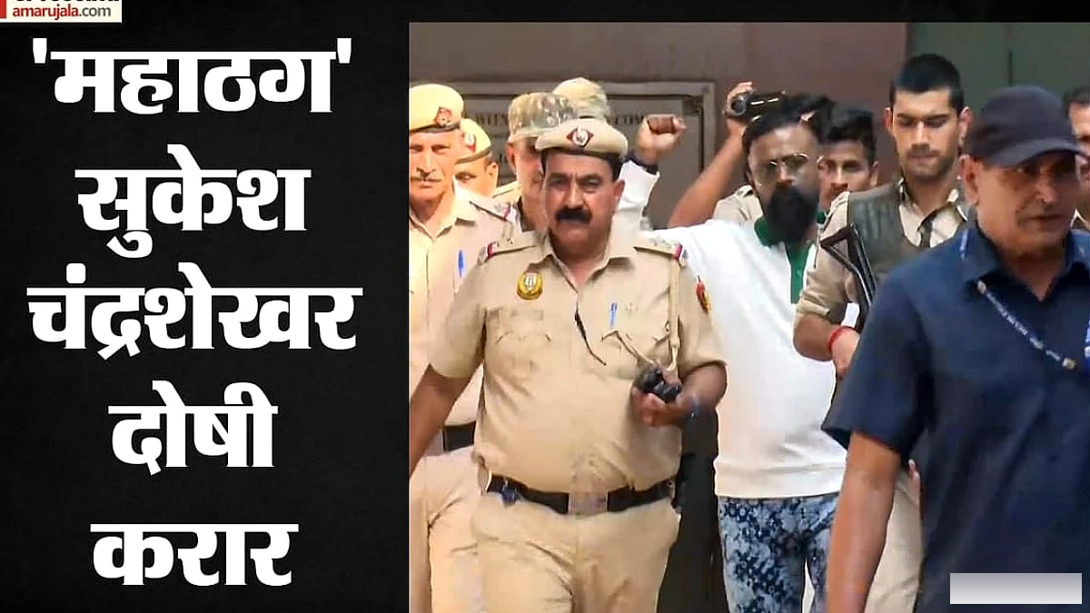 ठग सुकेश चंद्रशेखर दोषी करार: सुप्रीम कोर्ट का जज बनकर किया था फोन, धमकी दी', आज तीस हजारी अदालत सुनाएगी सजा