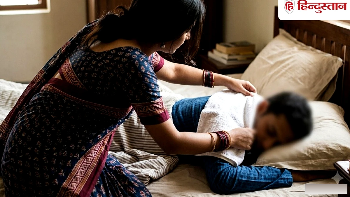 पत्नी ने तौलिए से गला घोंटकर पति को मार डाला, बोली- रोज देता था गालियां