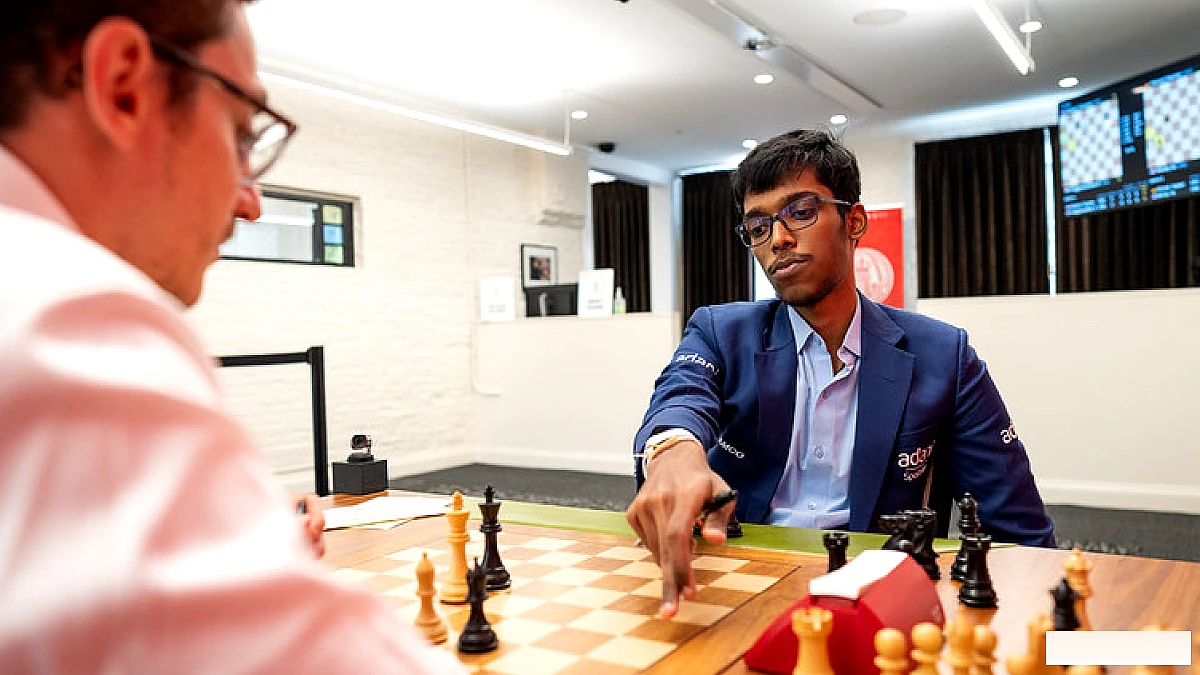 प्रग्गनानंद 95 चालों तक लड़ते हैं लेकिन कारुआना जीसीटी फाइनल मैराथन में मजबूती से टिके हुए हैं