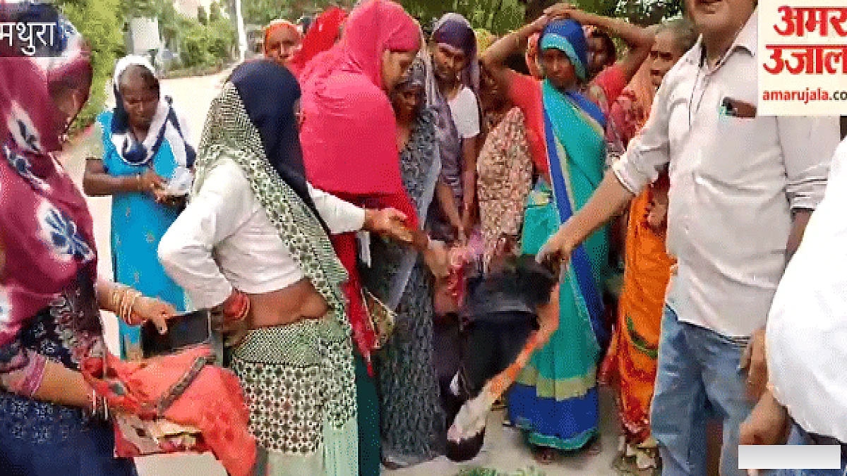 मथुरा में सरकारी कार्यक्रम से महिलाओं को पुरानी साड़ियाँ बाँटने पर हंगामा, जांच शुरू