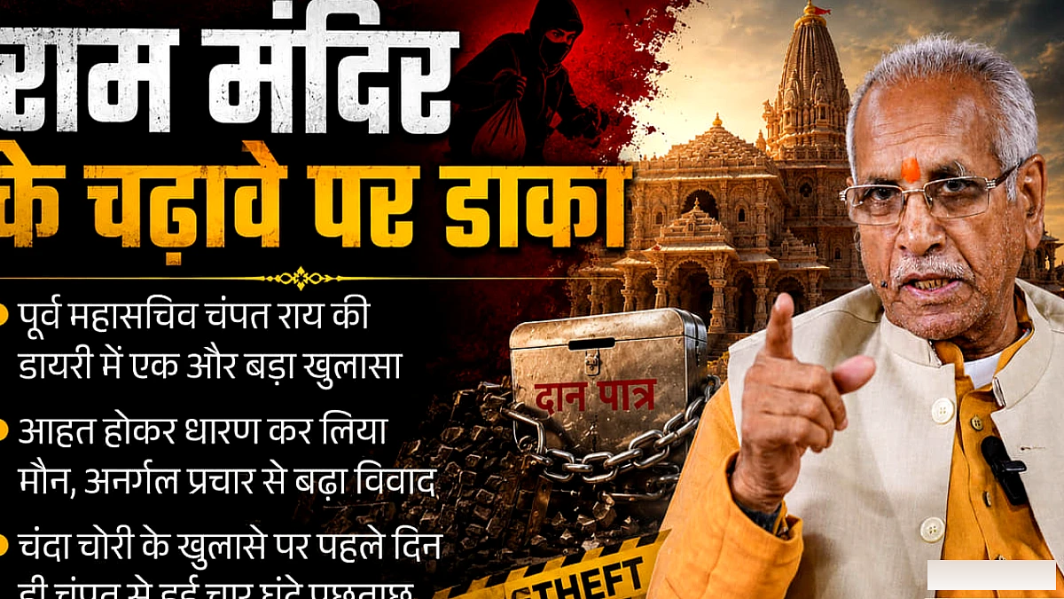 राम मंदिर चढ़ावा चोरी मामले में चंपत राय की डायरी: '25 दिनों तक चला दुष्प्रचार, निजी जीवन को बनाया निशाना