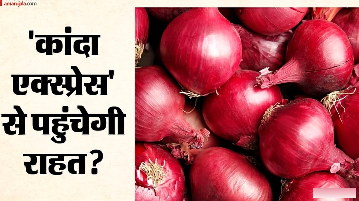 अब टूटेगी प्याज की अकड़: कांदा एक्सप्रेस से दिल्ली पहुंचा 840 टन, 35 रुपये किलो पहुंंचेगा घर-घर