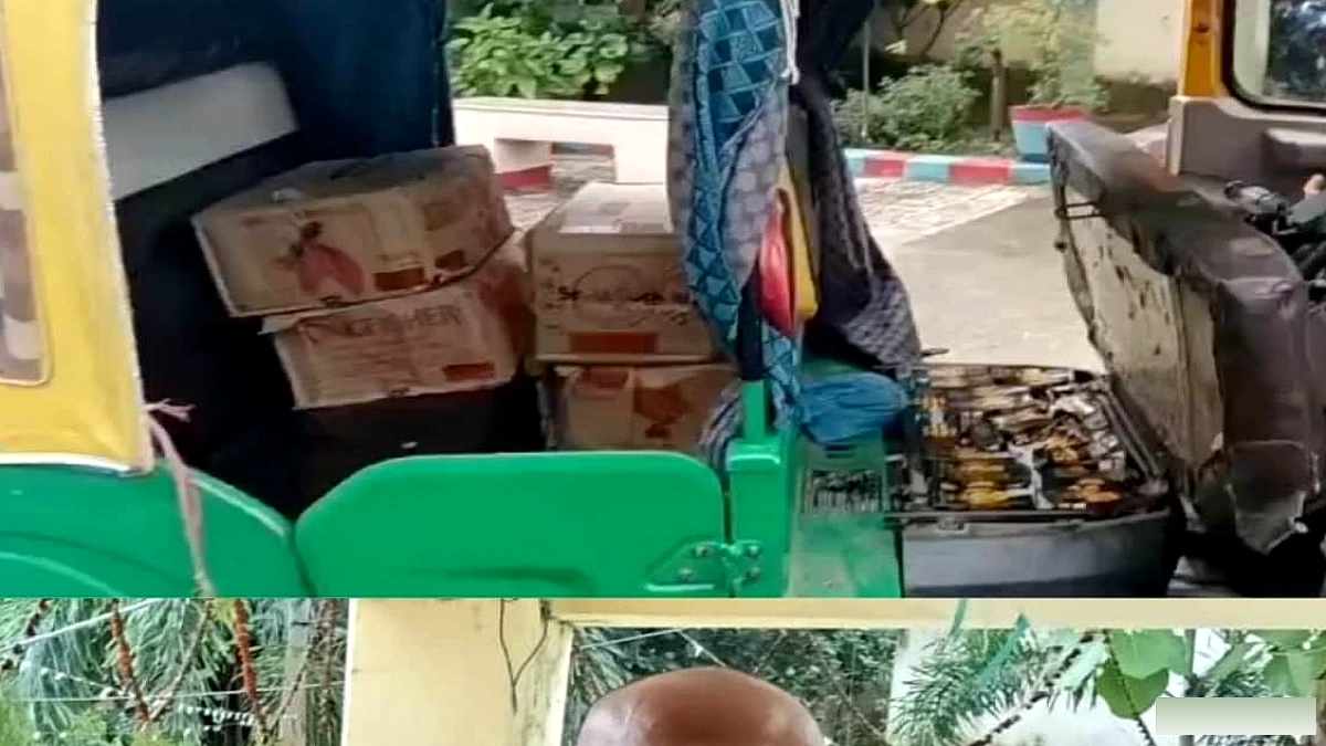 भभुआ में ऑटो से 93 लीटर विदेशी शराब बरामद, चालक को हिरासत, तीन संदिग्ध फरार