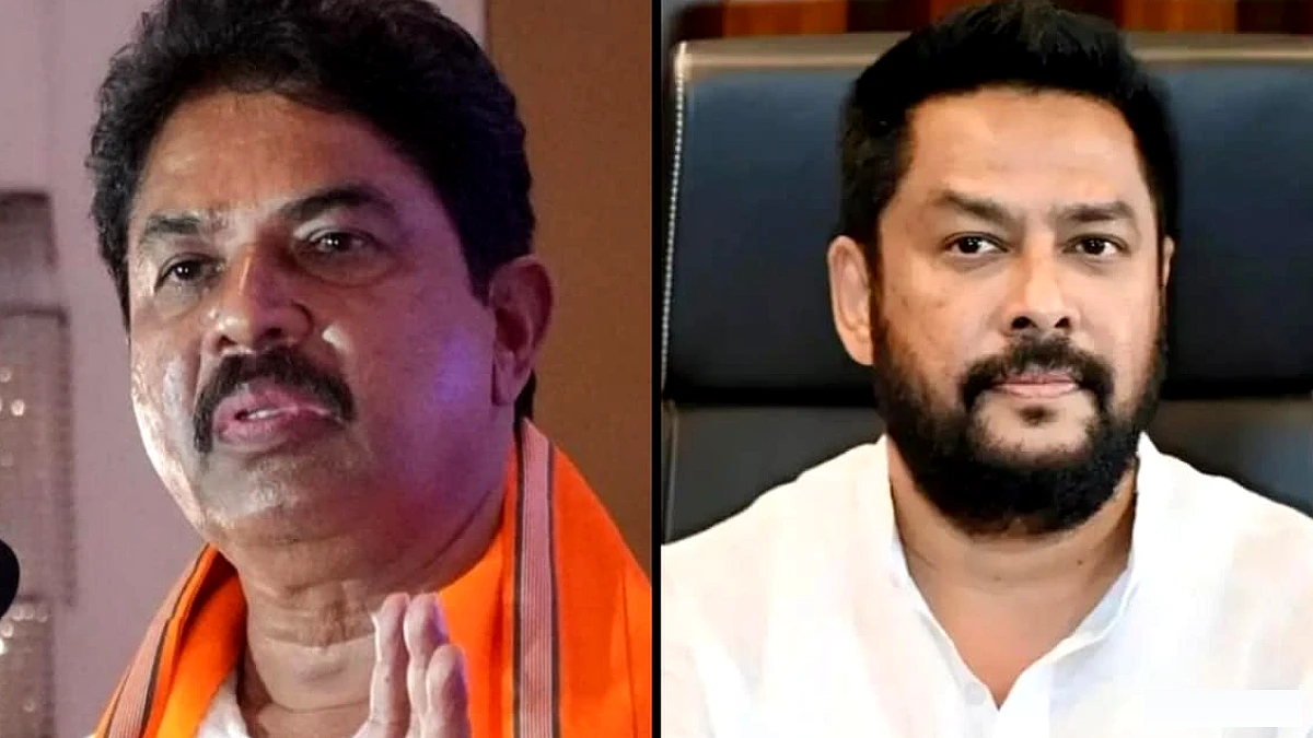 वाल्मिकी निगम घोटाला विवाद के बीच नागेंद्र के बाहर होने के बाद बीजेपी ने कांग्रेस पर तंज कसा