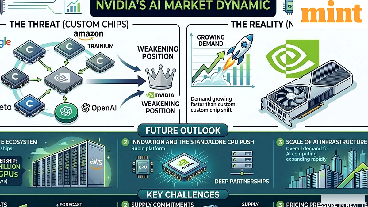 Google, Amazon, OpenAI AI चिप्स बना रहे हैं - तो Nvidia की नींद क्यों नहीं ख़राब हो रही है?