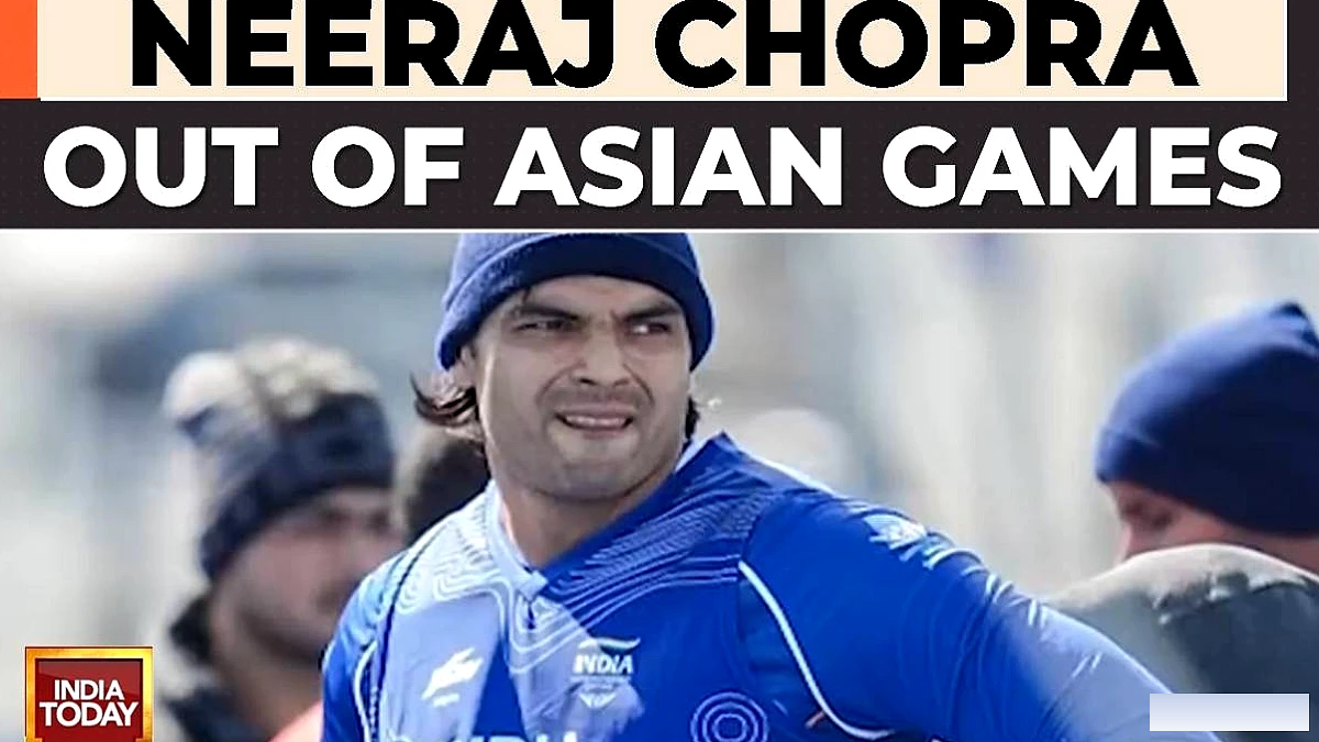 एशियाई खेलों से चूकेंगे नीरज चोपड़ा टखने के लिगामेंट के फटने के कारण डायमंड लीग