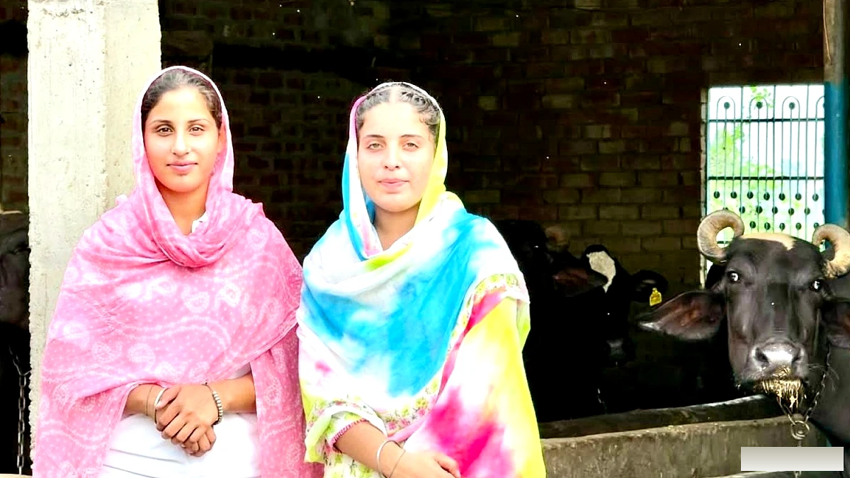 सुबह 4.30 बजे, दो 'मेहनती कुड़ियां' दूध देने वाले मवेशियों के लिए उठती हैं, और एक संपन्न डेयरी व्यवसाय को आगे बढ़ाती हैं
