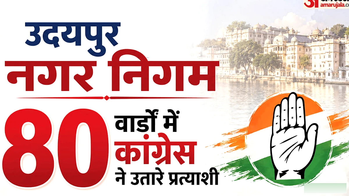 उदयपुर नगर निगम चुनाव: कांग्रेस ने पूरे 80 वार्ड के प्रत्याशियों की सूची जारी की, जानें आपके यहां से कौन है?