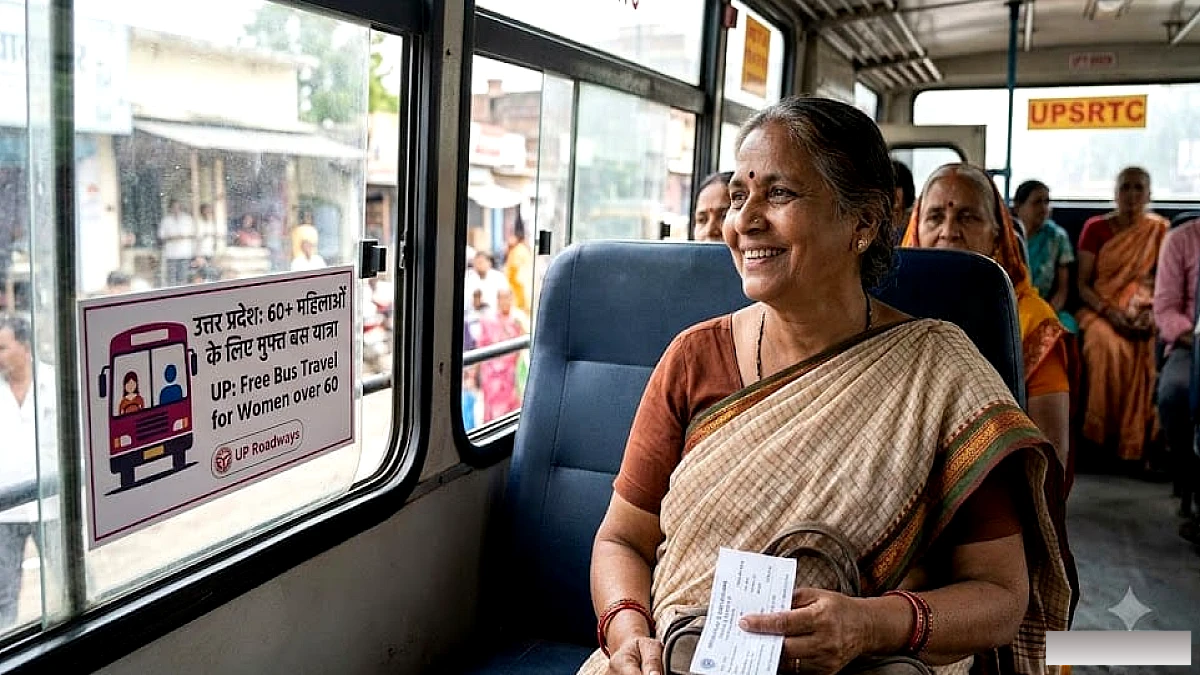 यूपी में 60 वर्ष से अधिक उम्र की महिलाओं के लिए मुफ्त बस सेवा, क्यूआर कोड से सत्यापन