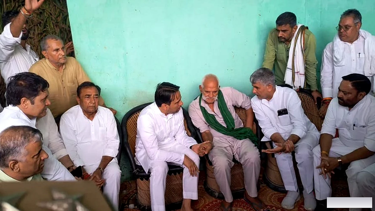 केंद्रीय मंत्री जयंत चौधरी का शामली में अंकित बलियान के परिवार से सामना