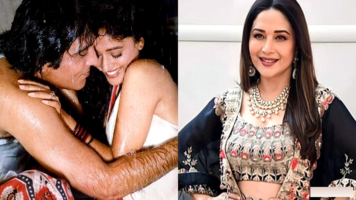माधुरी दीक्षित संग Kissing सीन में बहका था हीरो, रो पड़ी थीं एक्ट्रेस!