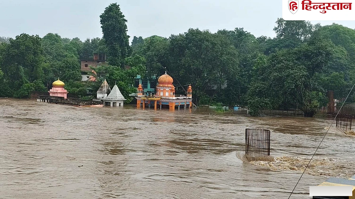 दो दिन बाद फिर उफनाई मंदाकिनी, खतरे के निशान से 2 मीटर ऊपर पहुंचा पानी; प्रशासन अलर्ट