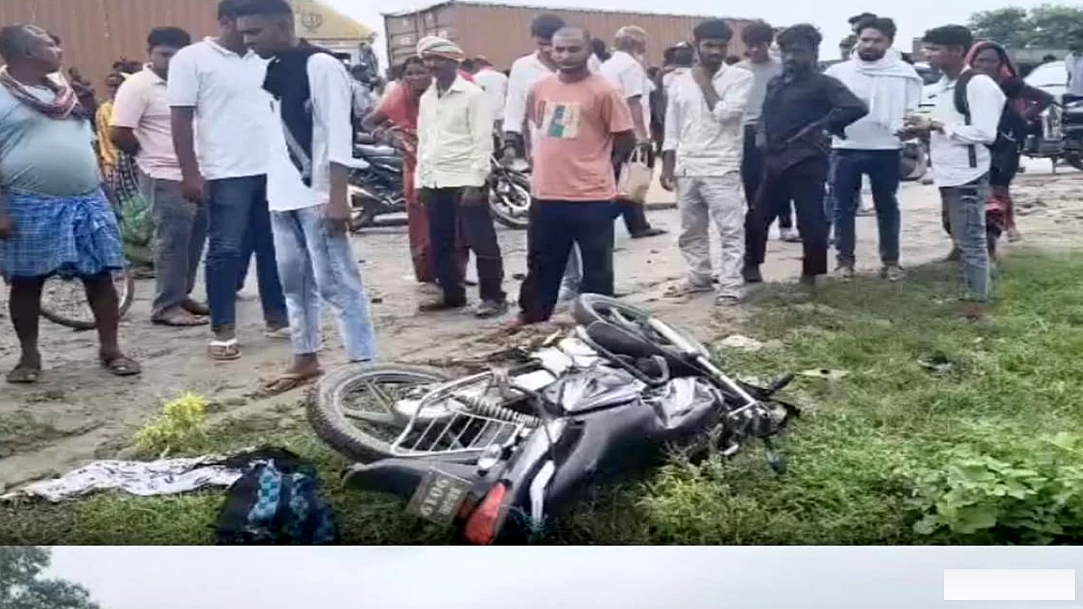 औरंगाबाद में ट्रक टक्कर में दो शिक्षिका-शिक्षक की मौत, पत्नी स्कूल जा रही थी