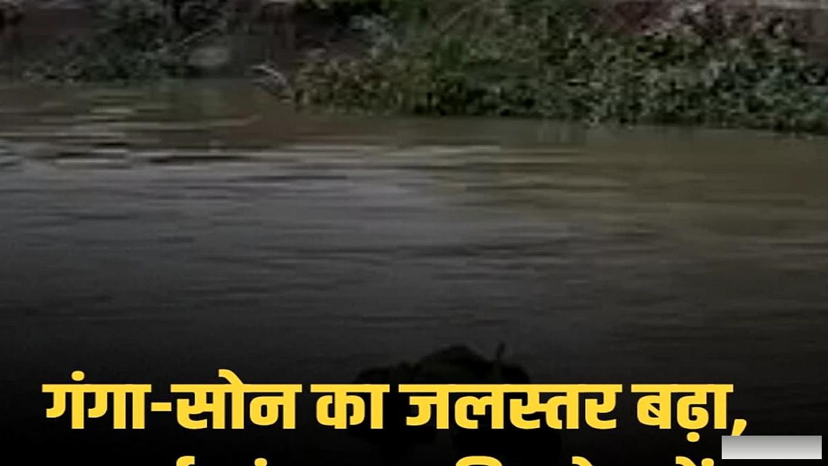 भोजपुर में गंगा और सोन का उफान, सीमावर्ती गांवों में घुसा बाढ़ का पानी; स्थिति गंभीर